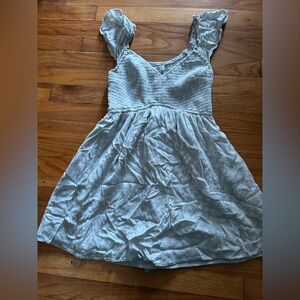 Hollister Light Gray Kids Casual Dress